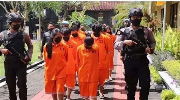 Foto: Penangkapan Bandar Judi Online Disorot Kamera Polisi
