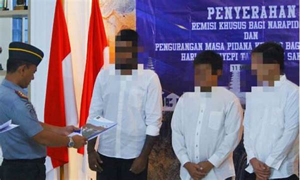 Foto: Penyerahan Remisi Empat Napi Di Lapas Meulaboh Hut Ri