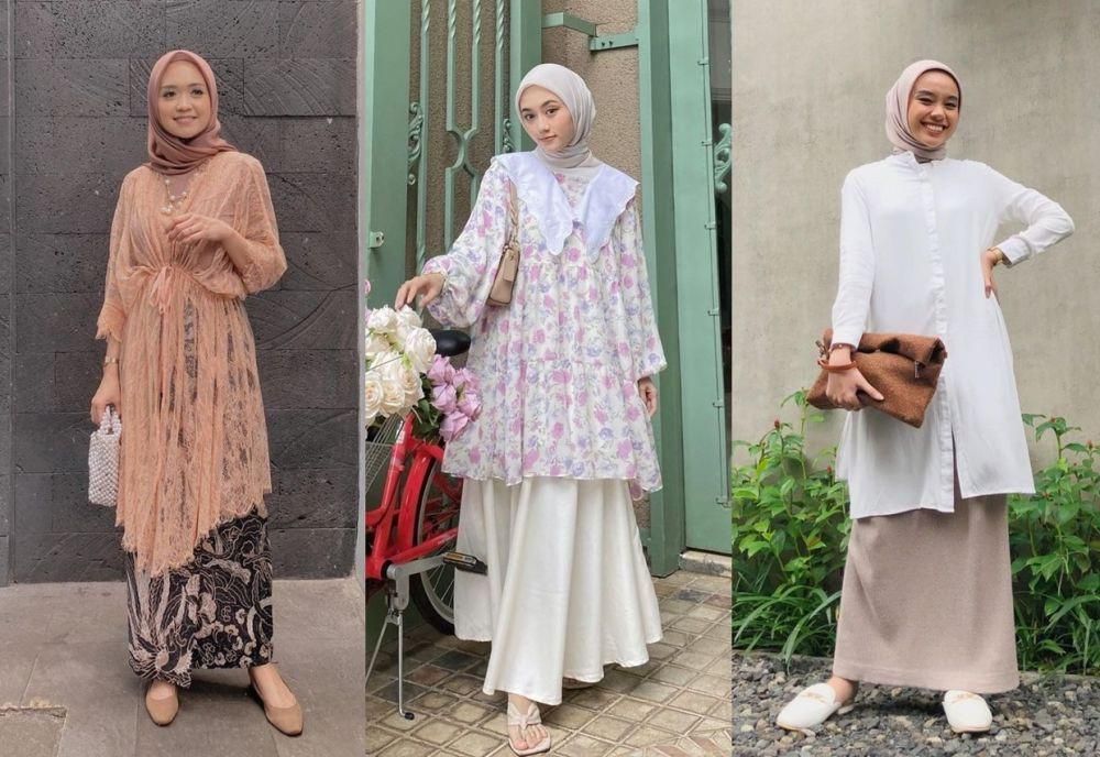 model baju tunik setelan rok