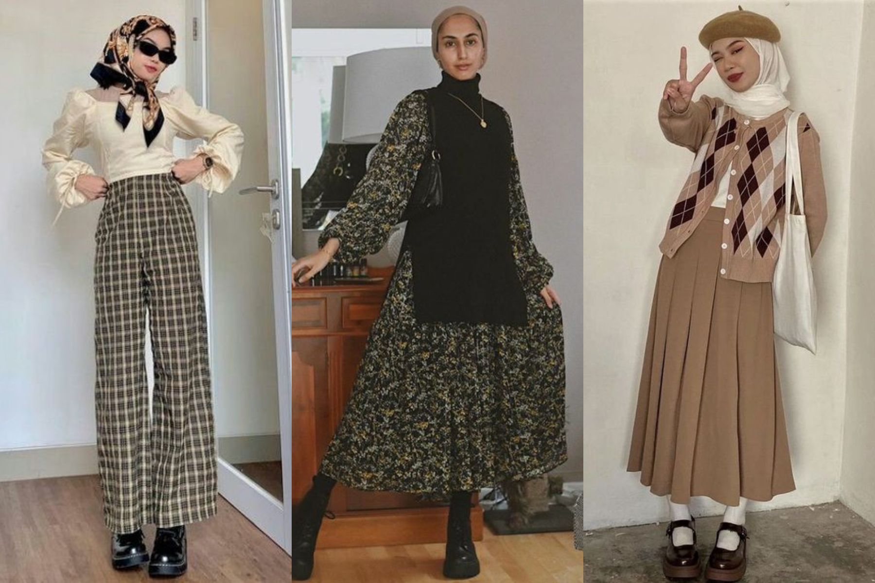 Ini Dia Inspirasi Macam Model Baju Vintage Wanita Hijab Kekinian