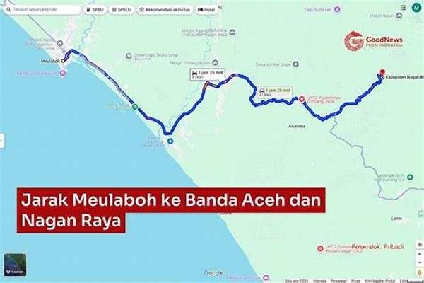 Jarak Banda Aceh Meulaboh